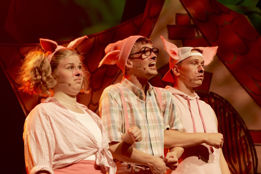 De tre små grise, Fredericia Musicalteater. Foto: Helle S. Andersen