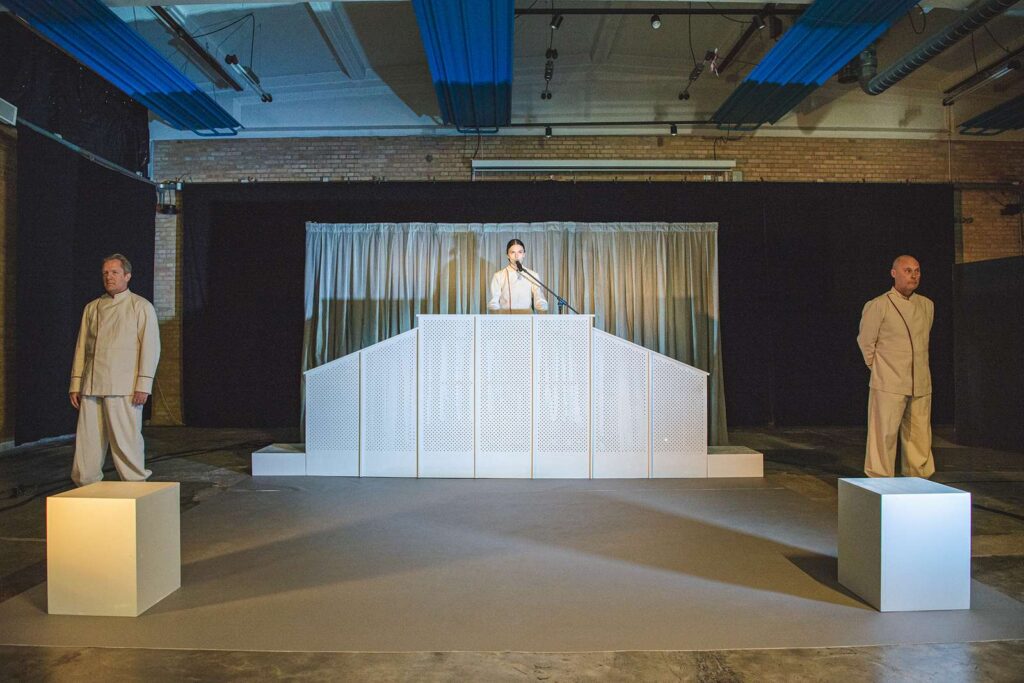 Antigone af ZeBU og Signe Kærup Dahl på Horsens Teaterfestival 2024. Foto: Frank Rosgaard
