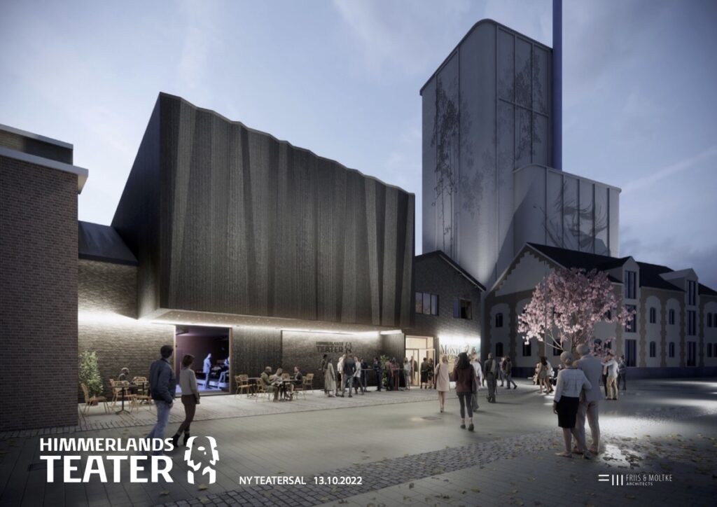Visualiseringen af et nyt Himmerlands Teater. Friis & Moltke