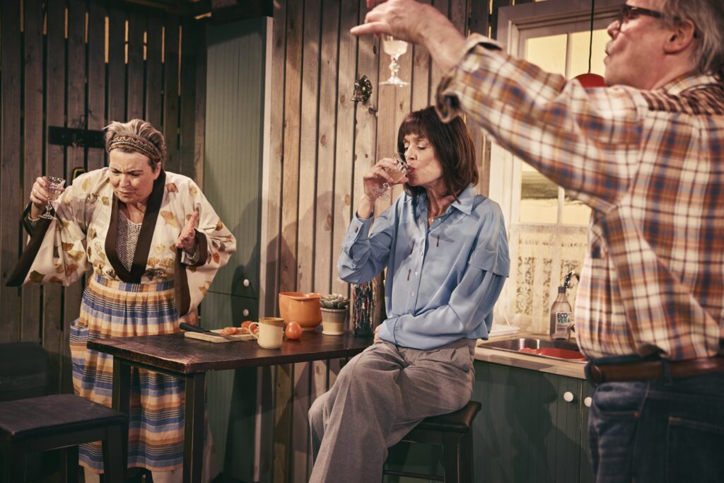 Githa Lehrmann, Malene Melsen og Anders Gjellerup Koch i Børnene på Odense Teater. Foto Emilia Therese.