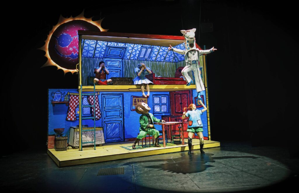 Pippi Langstrømpe, Aalborg Teater. Foto: Rumle Skafte.