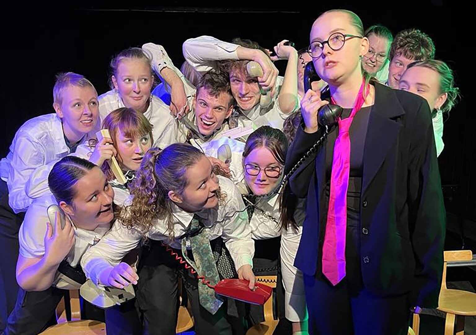 Slipsedyrene. Komediehuset. Ung på Vej. Horsens Teaterfestival 2025. Foto: Per Rasmussen.
