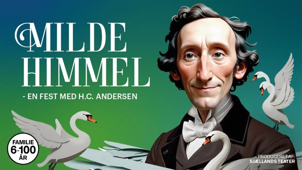 Milde himmel - en fest med H.C. Andersen. Grafik: Sjællands Teater.