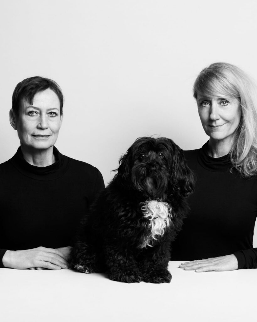 Sarah Boberg og Anette Støvelbæk. Line - altså Knutzon på Teatret ved Sorte Hest. Foto: Robin Skjoldborg.
