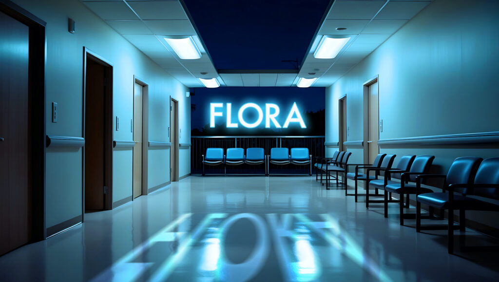 Flora, Teater Katapult og Vanishing Point. Foto: Jacob Stage