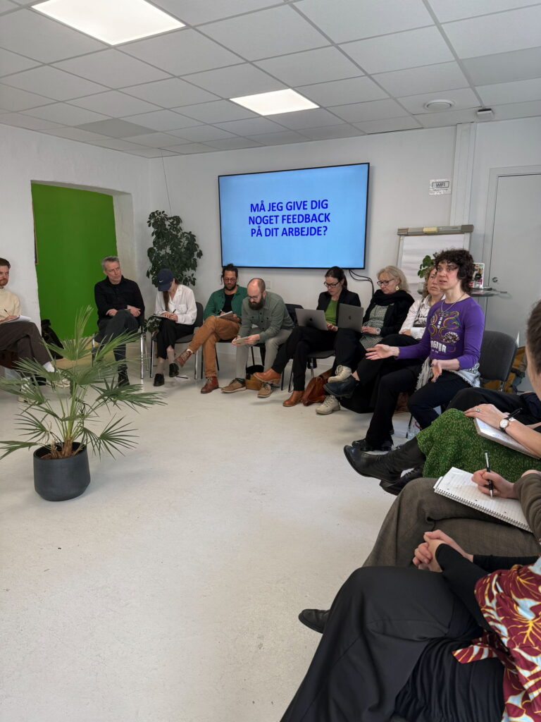 Seminaret Bæredygtig produktionsplanlægning i scenekunsten – evaluering, implementering og forankring af bæredygtige produktionsprocesser. Foto: Bæredygtigt Kulturliv Nu.