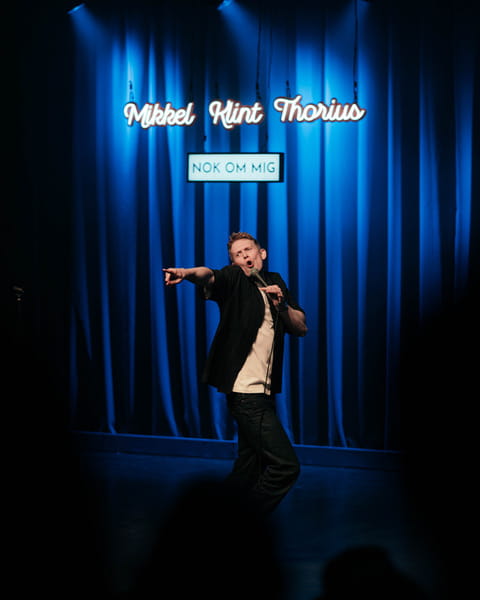 Mikkel Klint Thorius i Nok om mig. Foto: Hippo Productions.