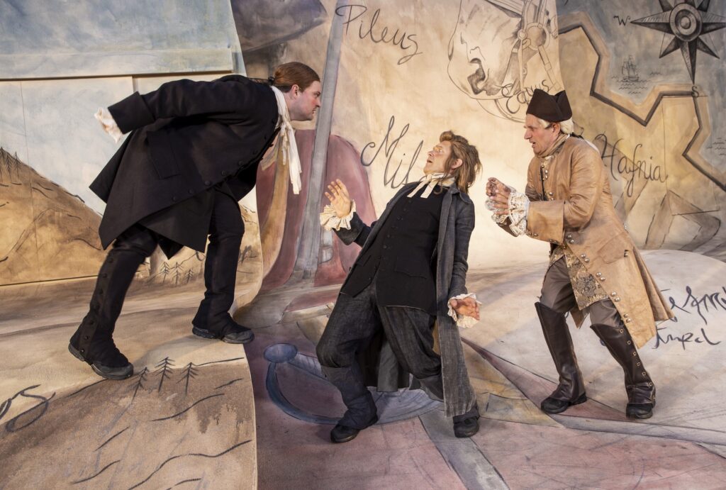 Erasmus Montanus, Grønnegårds Teatret. Foto: Bjarne Stæhr