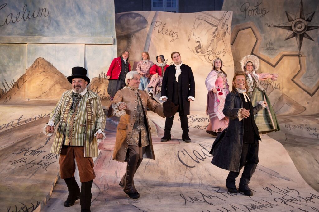 Erasmus Montanus, Grønnegårds Teatret. Foto: Bjarne Stæhr