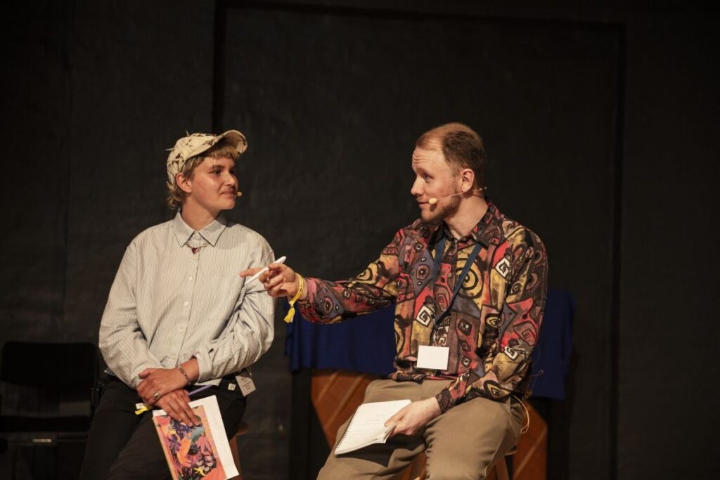 Janka Dold og Rhys Nugent i Moving Perspectives. Foto: Zuhal Kocan.