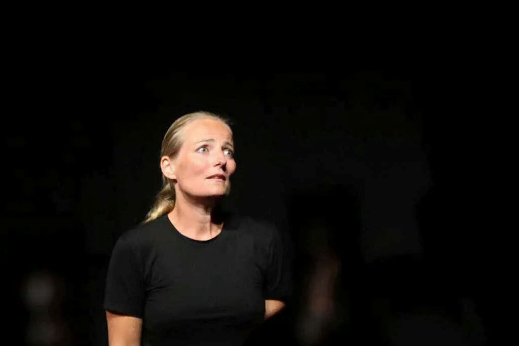 Mette Rønne i De Uskrevne, Kulturmarkt. Foto: Tristan Rønne.