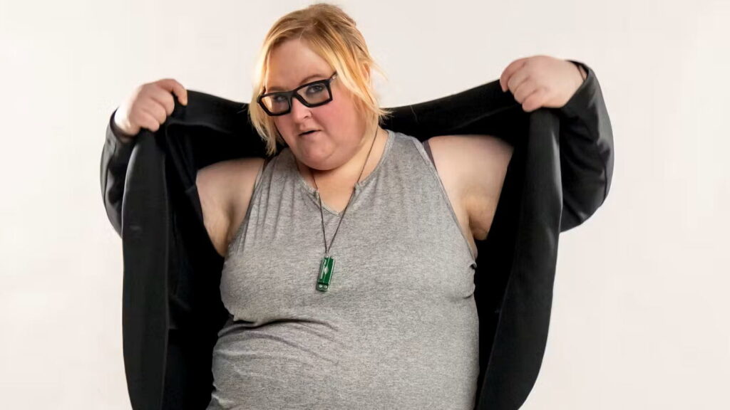 Anne Bakland på UP Comedy Festival 2026. PR-foto.