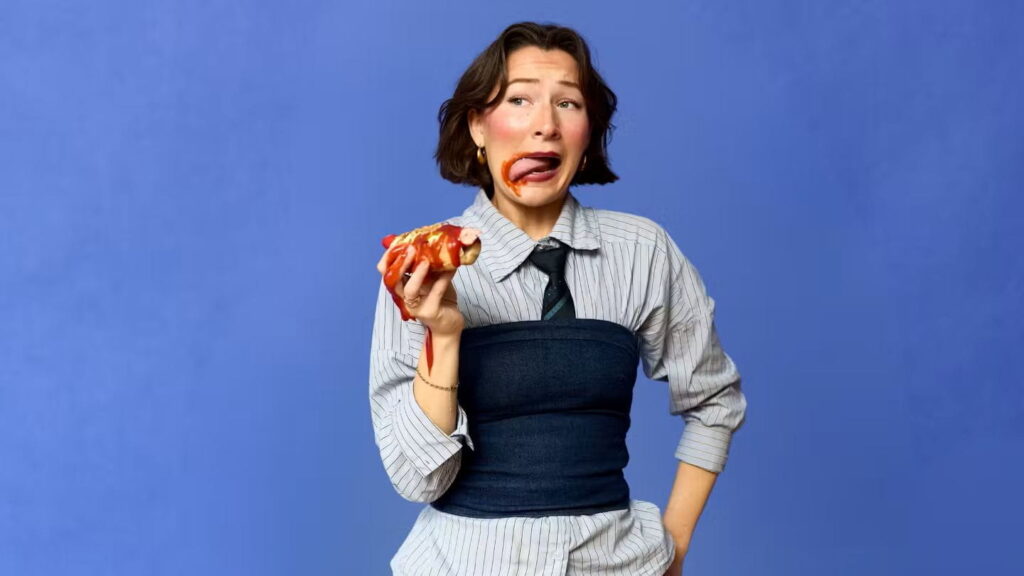 Gritt Jakobsen på UP Comedy Festival 2026. PR-foto.